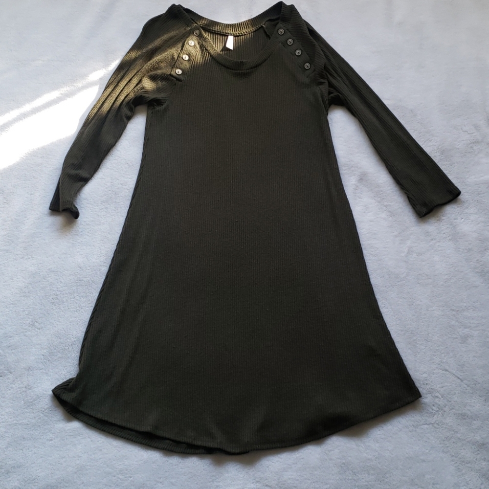 Olive green dress